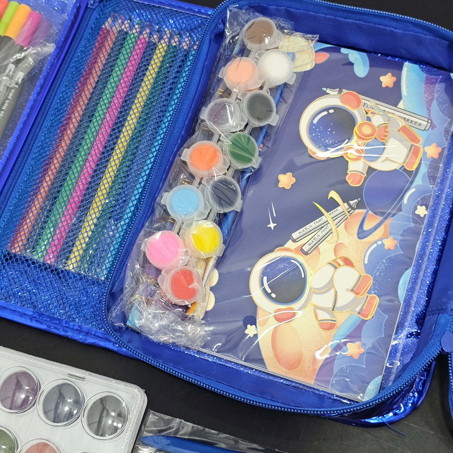 ✨ 125 Pcs Colour Kit Glitter Bag – Sparkle & Create Anywhere! | Golu Baby