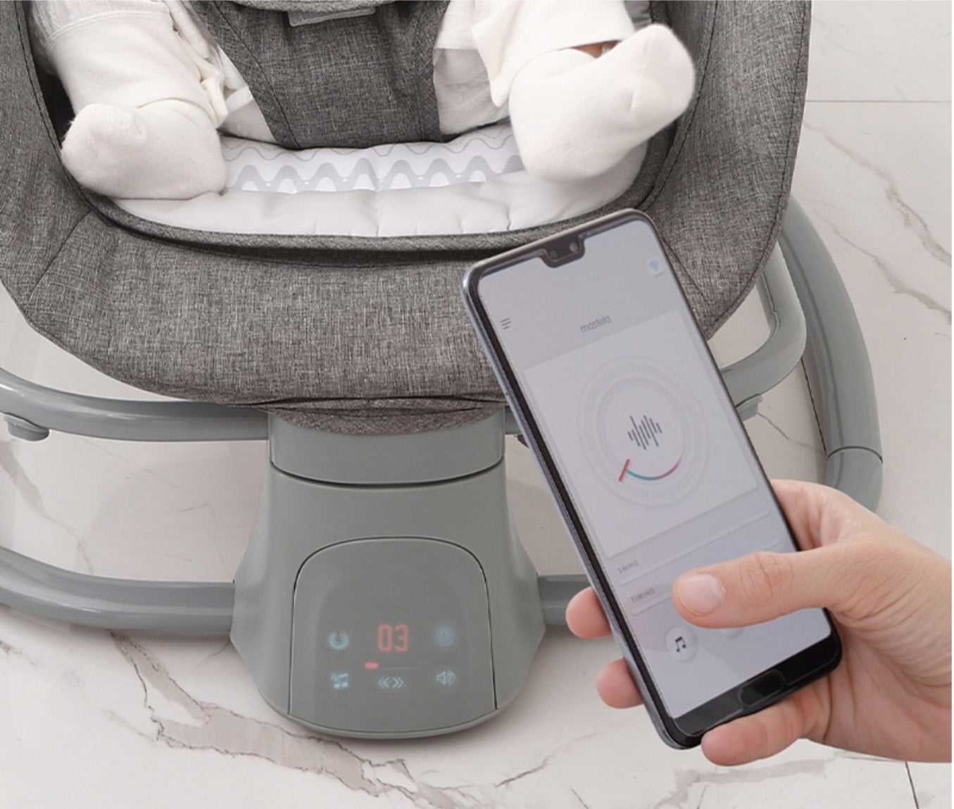 MASTELA 4-in-1 Multi-Functional Fold-Up Bassinet | Golu Baby