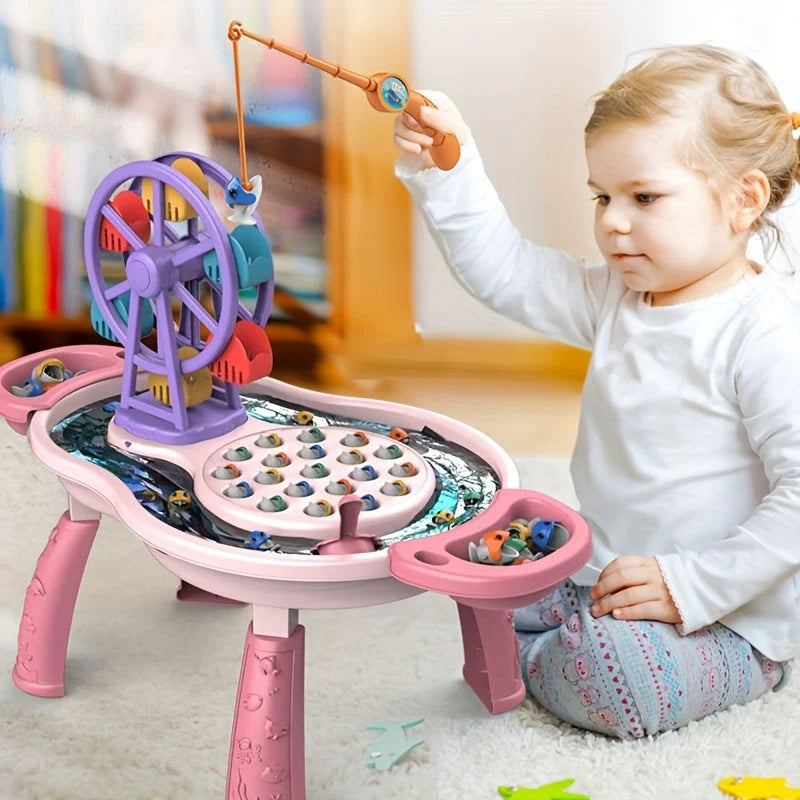 Magnet Fishing Ferris Wheel Toy for Kids | Golu Baby