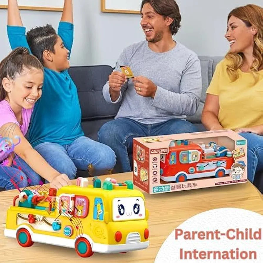 Educational Toy Car – Music, Shapes & Color Learning for Imagination & Creativity | Golu Baby