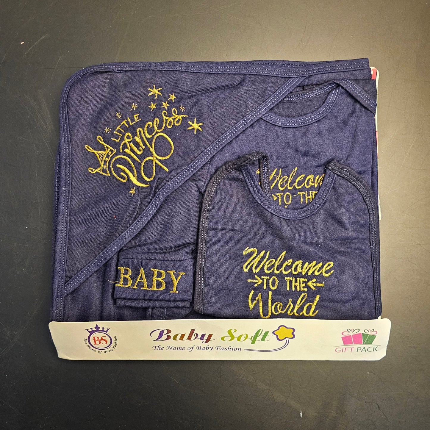 Welcome to the World Baby Dress Set – Newborn Baby Clothes | Golu Baby