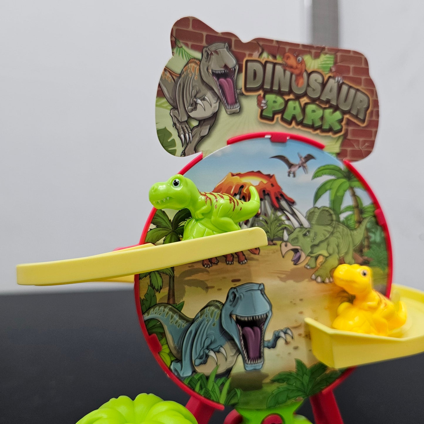 Dinosaur Park Slide Track Activity Toy | Fun Adventure Playset for Kids - Golu Baby