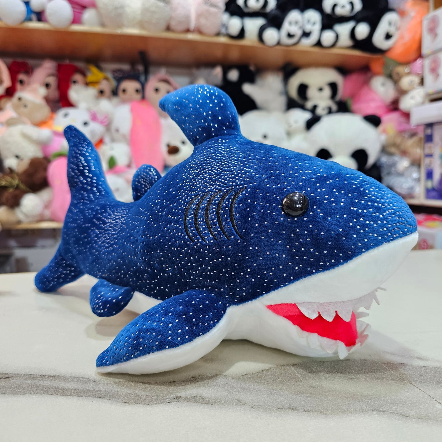 Baby Shark Plush Toy – Blue Colour 25cm | Golu Baby