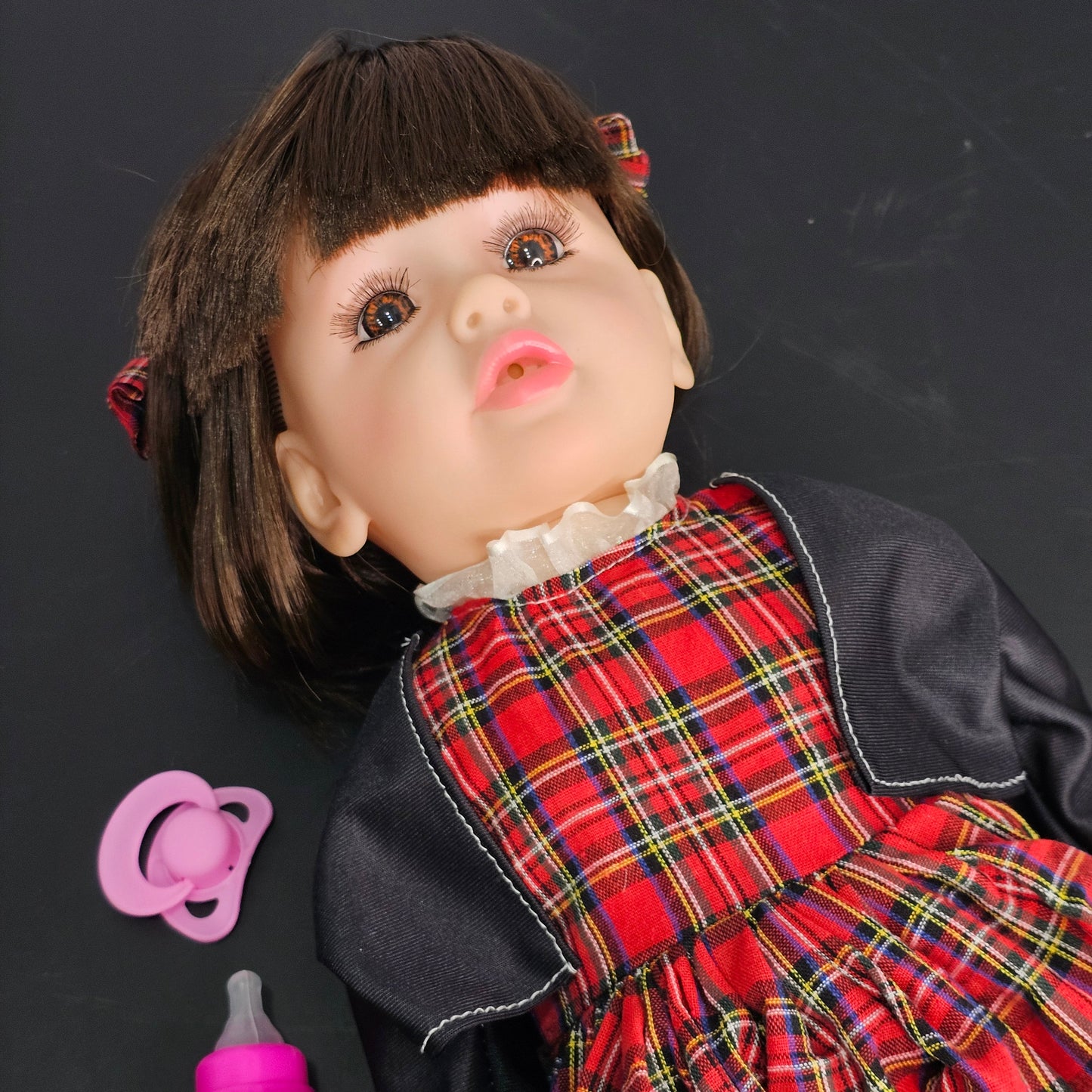 55cm Baby Silicone Doll – Lifelike Real Baby with Accessories | Golu Baby