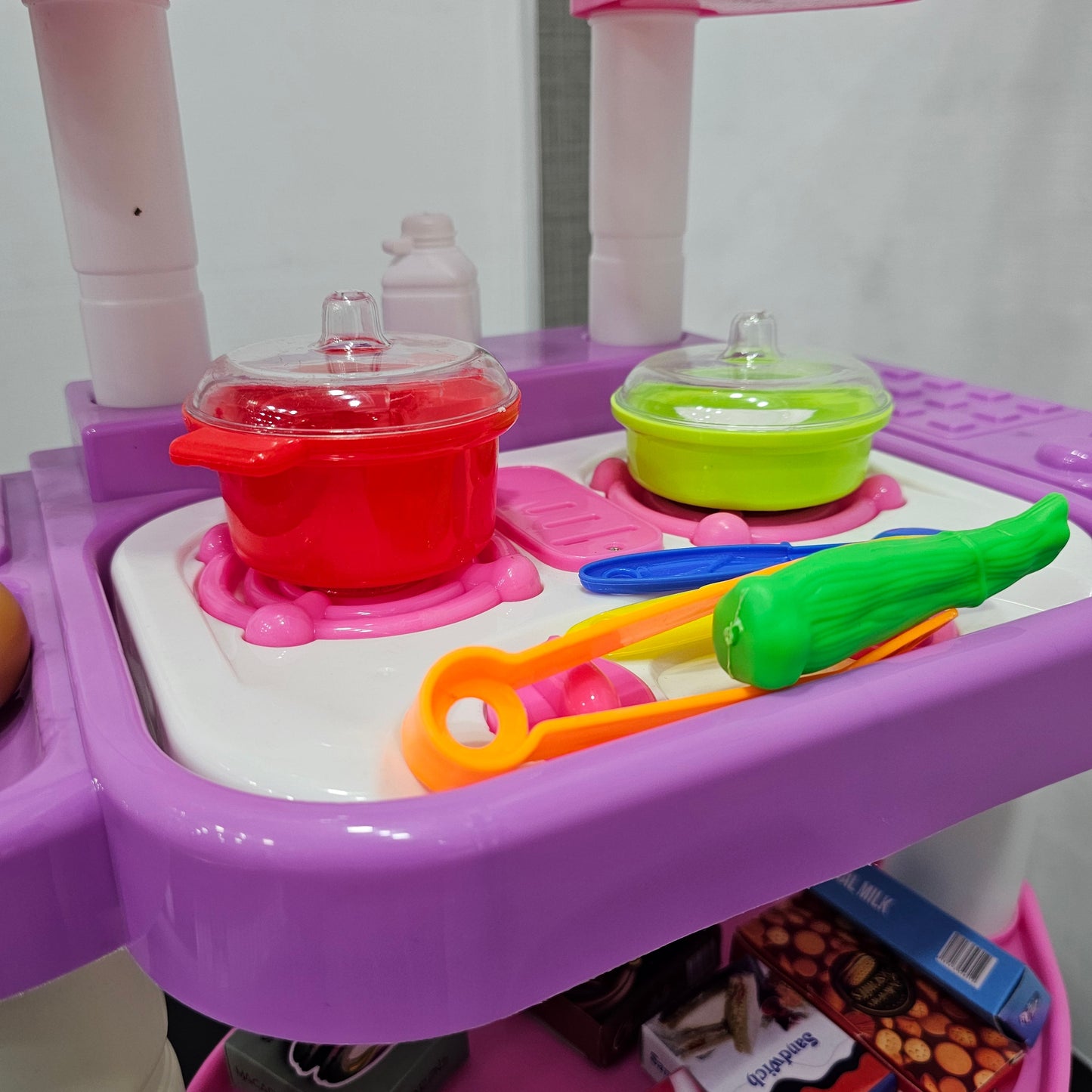 Kitchen Deluxe 44 Products – Pretend Play Cooking Set for Kids | Golu Baby