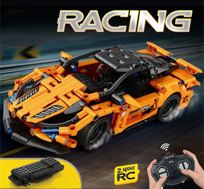 Remote Control Sports Car Building Block Set – 2.4 GHz, 366 Pieces | Golu Baby