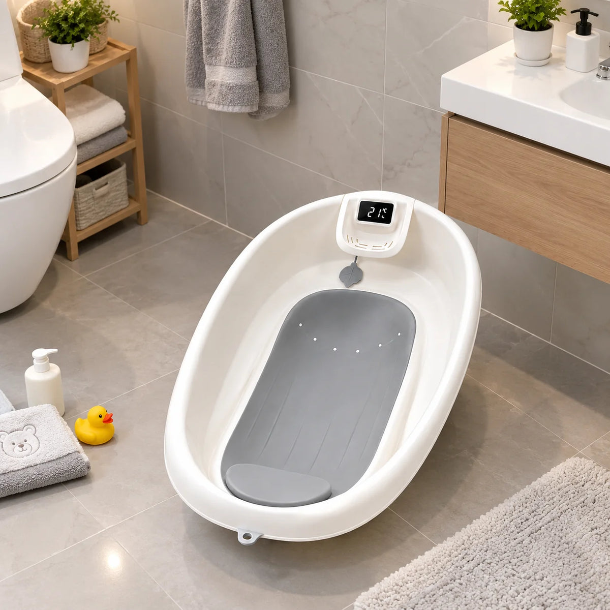 Baby Bath Tub with Temperature Measurement #8006