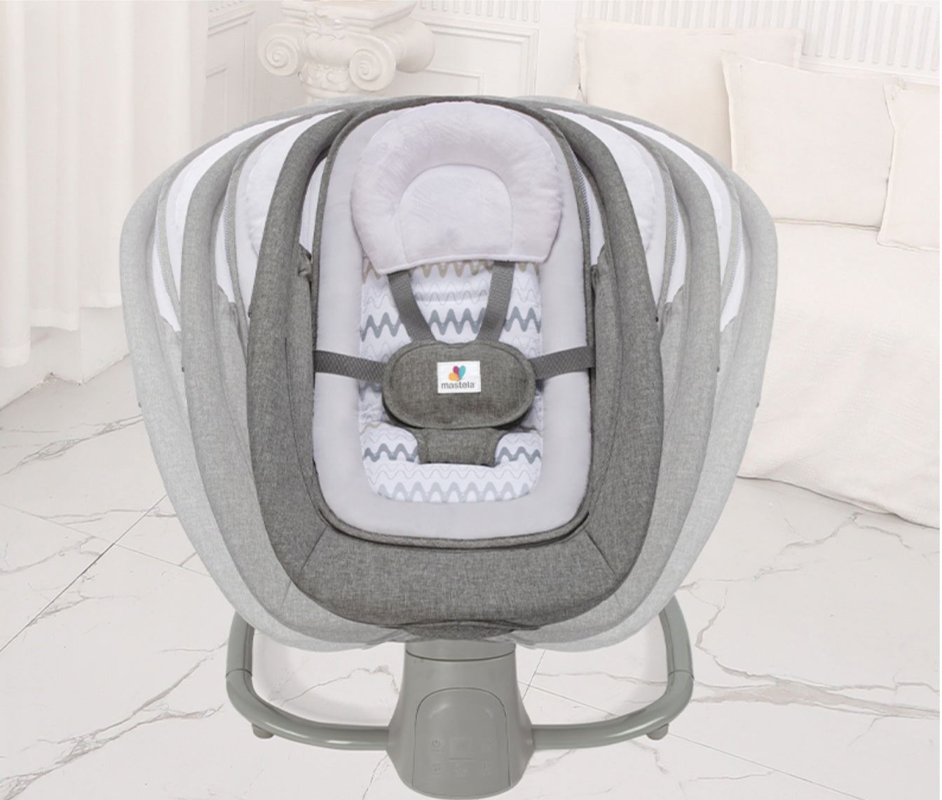 MASTELA 4-in-1 Multi-Functional Fold-Up Bassinet | Golu Baby