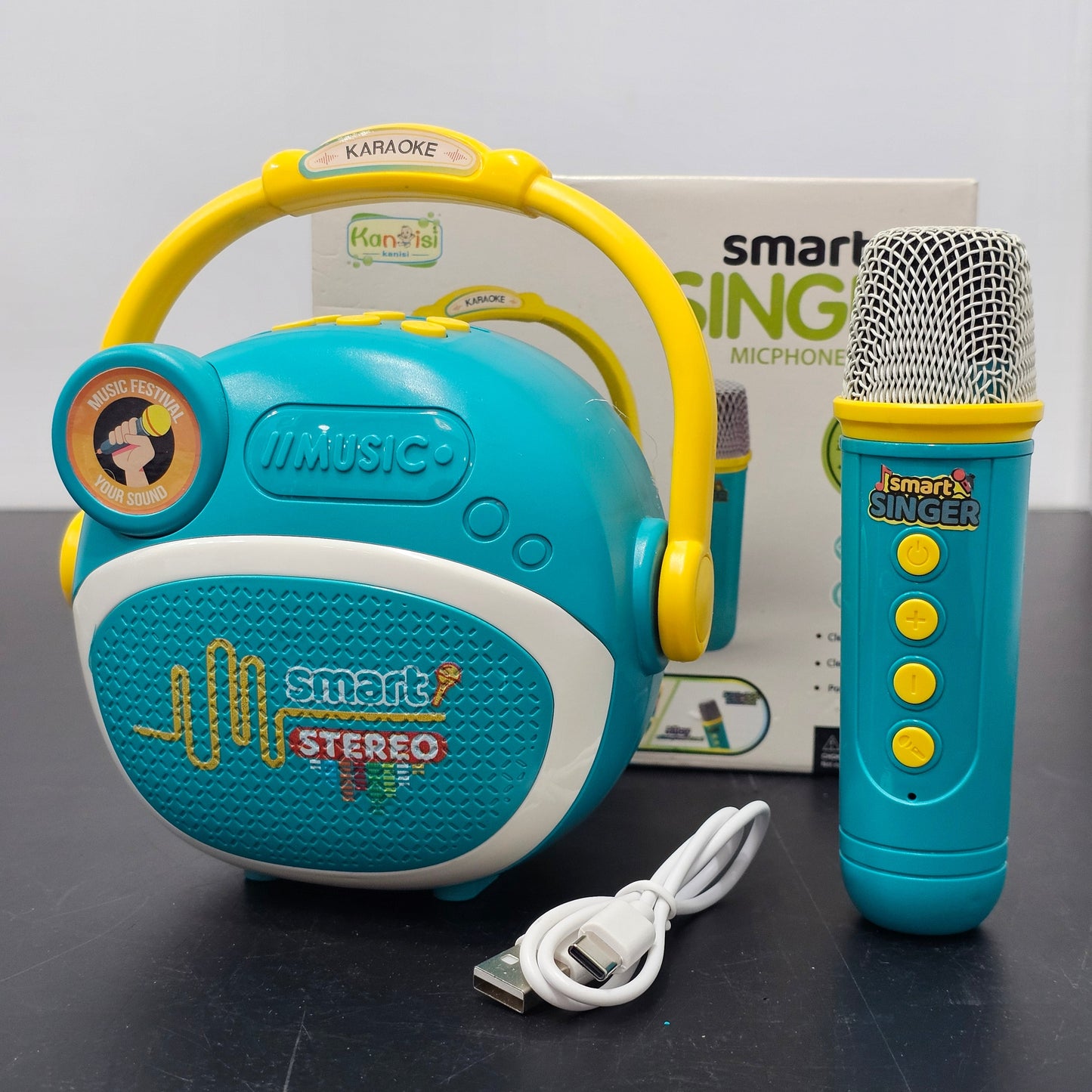 Smart Singer Microphone – Bluetooth Karaoke Mic with Clear Sound & Portability | Golu Baby