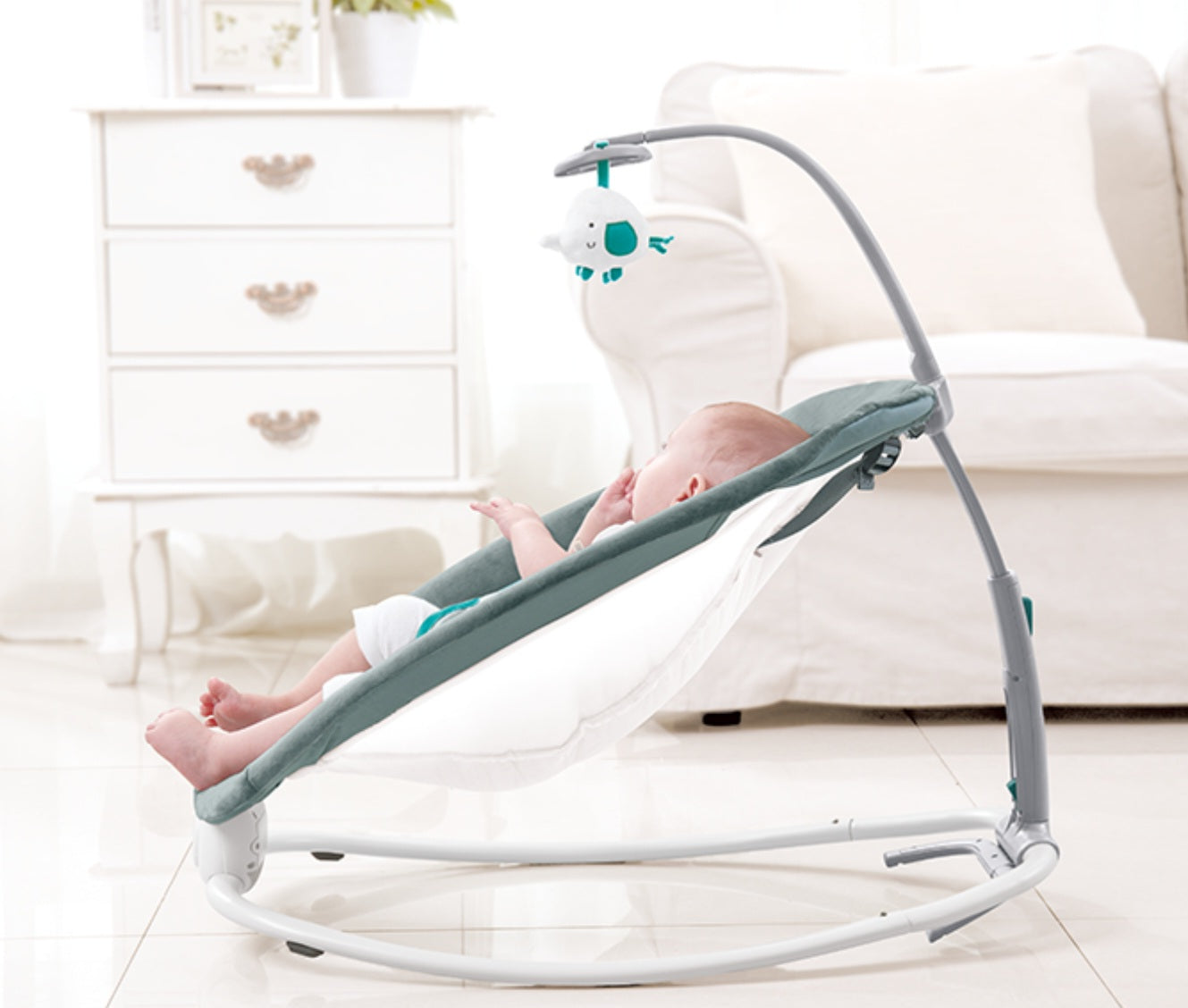Mastela Fold-Up Rocker – Melodies & Soothe Bouncer | Golu Baby