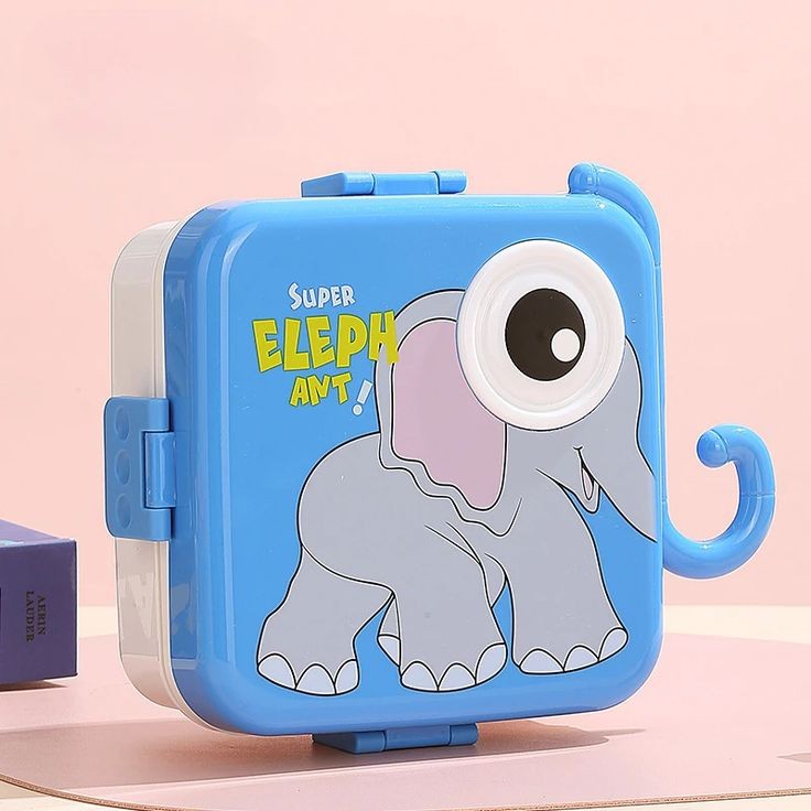 π Super Elephant Stainless Steel Lunch Box β Double-Decker Delight | Golu Baby