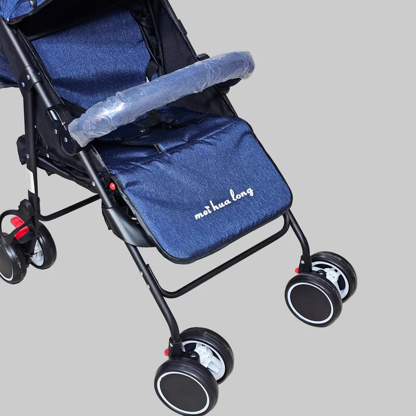 Lightweight Baby Stroller – Foldable with 360° Wheels & Sun Canopy | Golu Baby