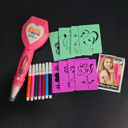 Girls Creator Tattoo Art Pens – Electronic Tattoo Pen Set | Golu Baby