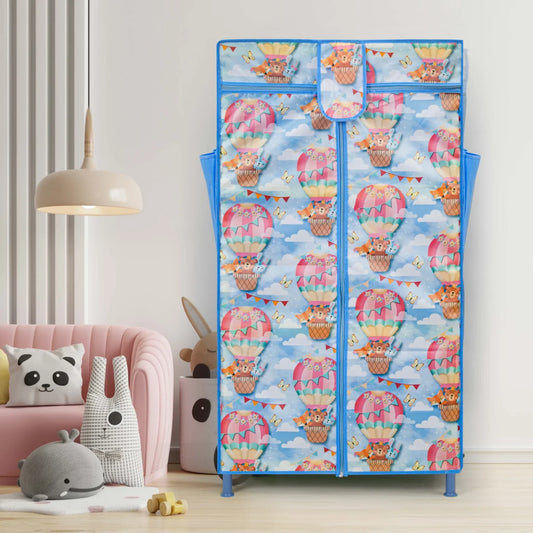 Toddlers Foldable Wardrobe – Blue | Strong, Compact & Stylish Storage | Golu Baby