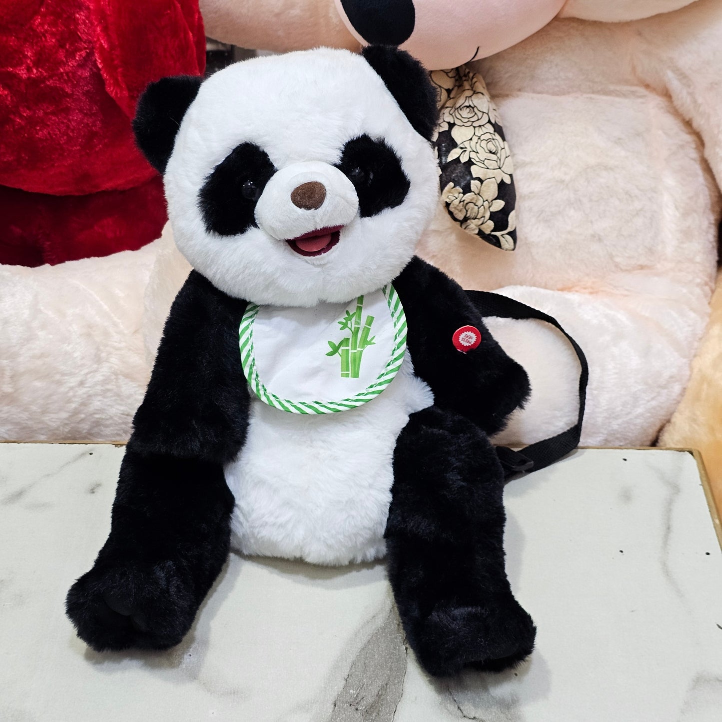 Learn to Speak Plush Cute Panda with Shoulder Bag – Interactive Talking Toy for Kids | Golu Baby