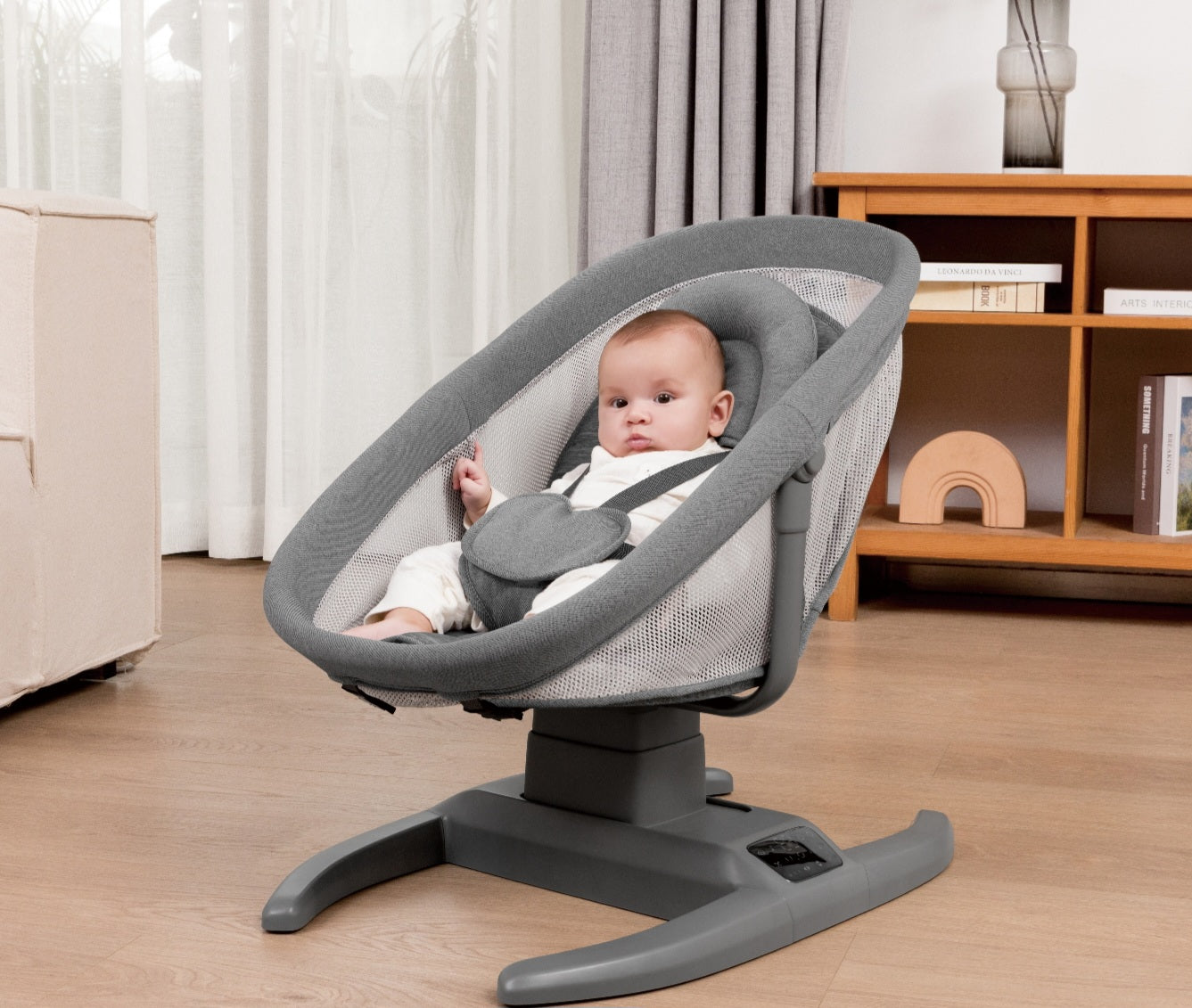 H Multi-Motion Baby Cradle – Smart Comfort for Your Little One | Golu Baby