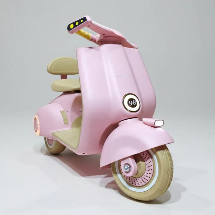 Kids Vespa Electric Bike โ Retro Style, Safe Electric Ride for Kids | Golu Baby