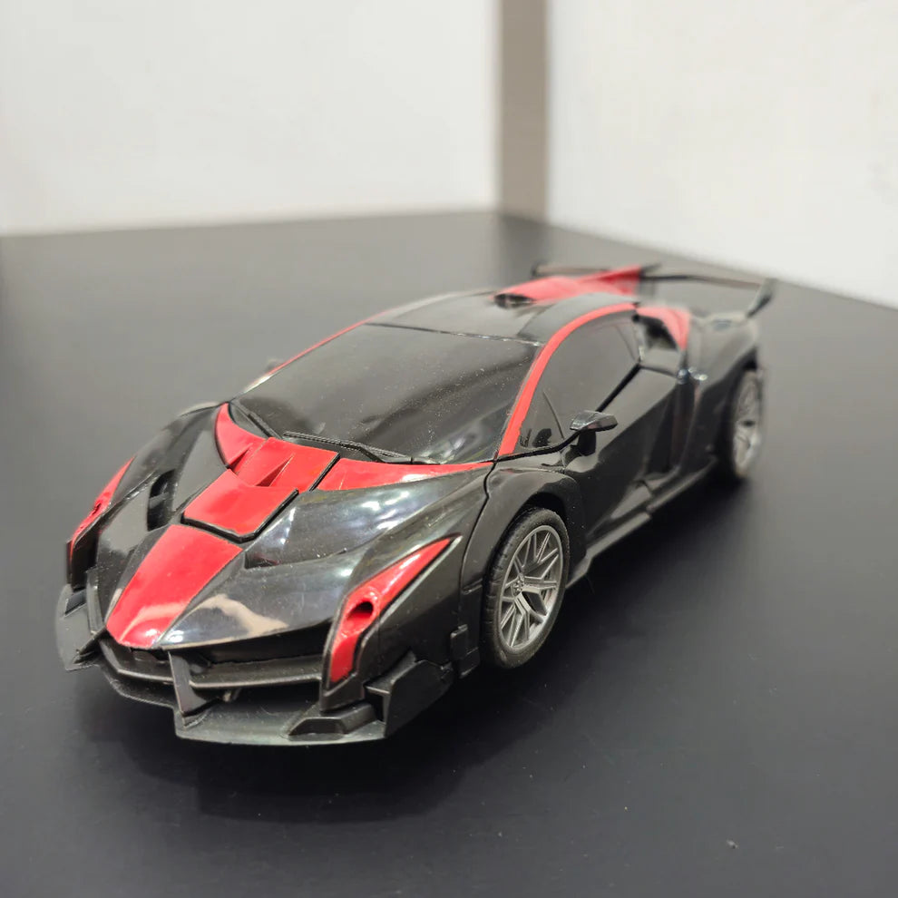 1:18 Scale Power Remote Control Robot Car – Light & Deformation Action | GOLU BABY