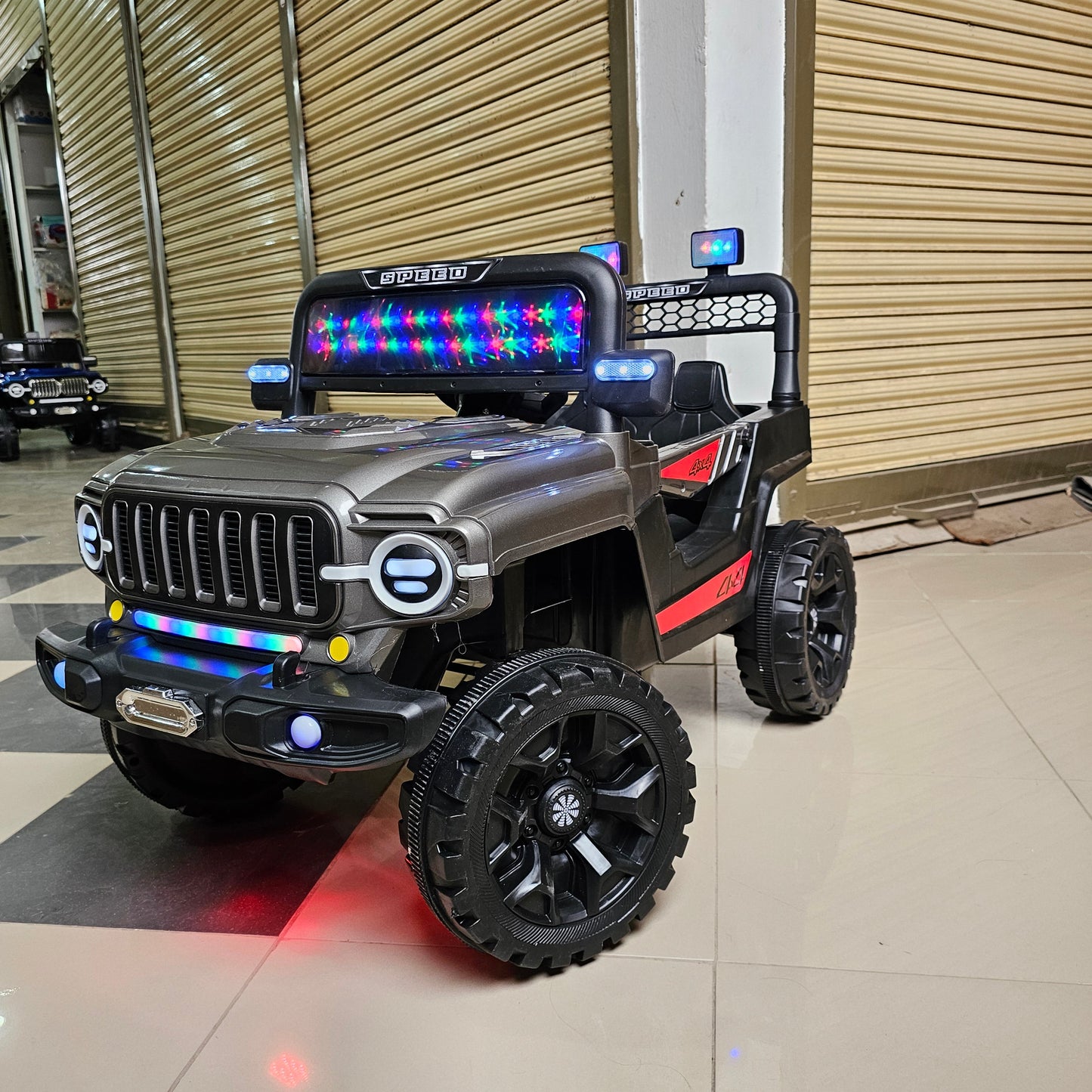 Power Wheel Electric Car for Kids – Luxury Ride-On with Music, Lights & Remote Control | Golu Baby