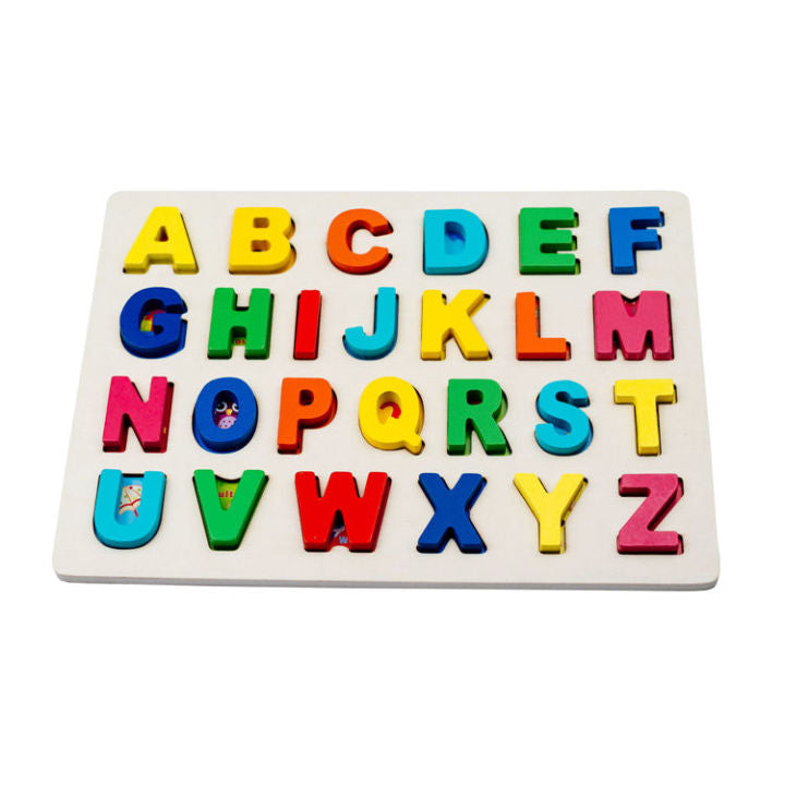 A to Z Wooden Alphabet Board – Early Learning Toy for Kids | Golu Baby