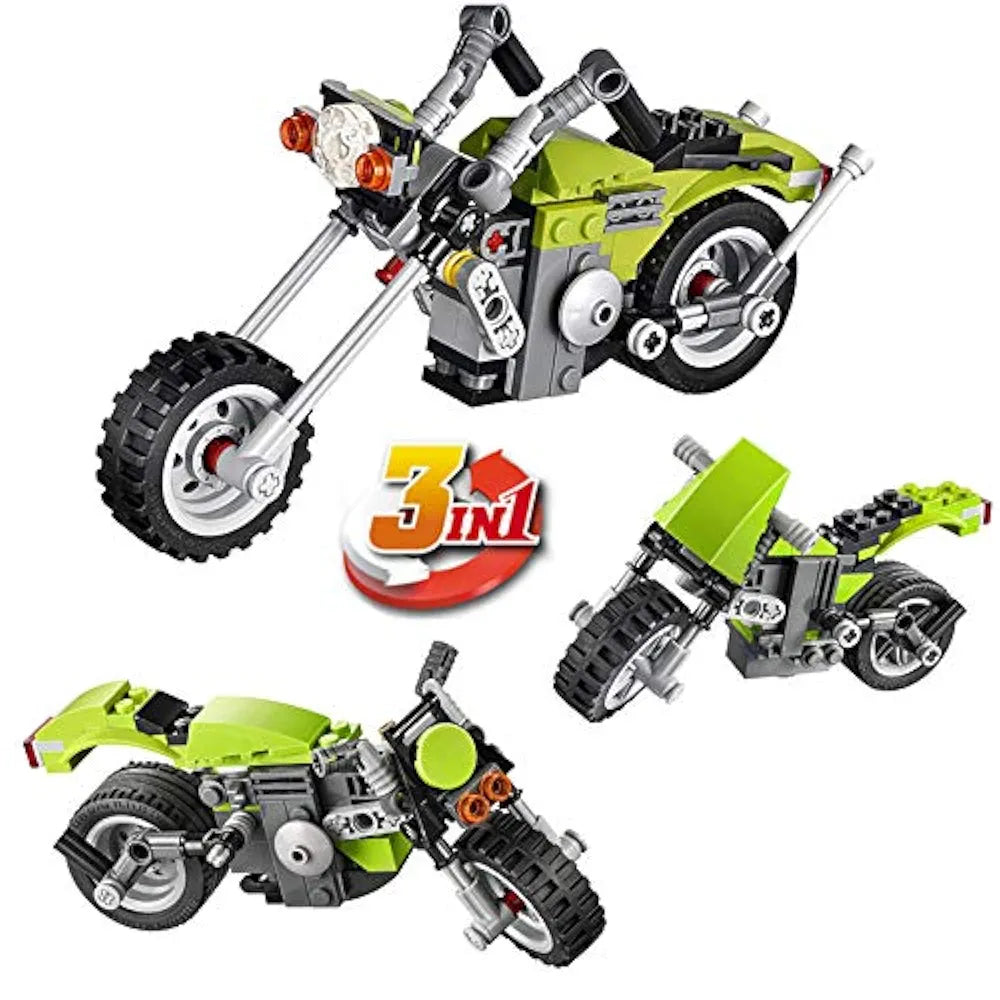 Architect Bricks Toy Set – Highway Cruiser 3-in-1 Building Kit (129+ Pcs) | Golu Baby