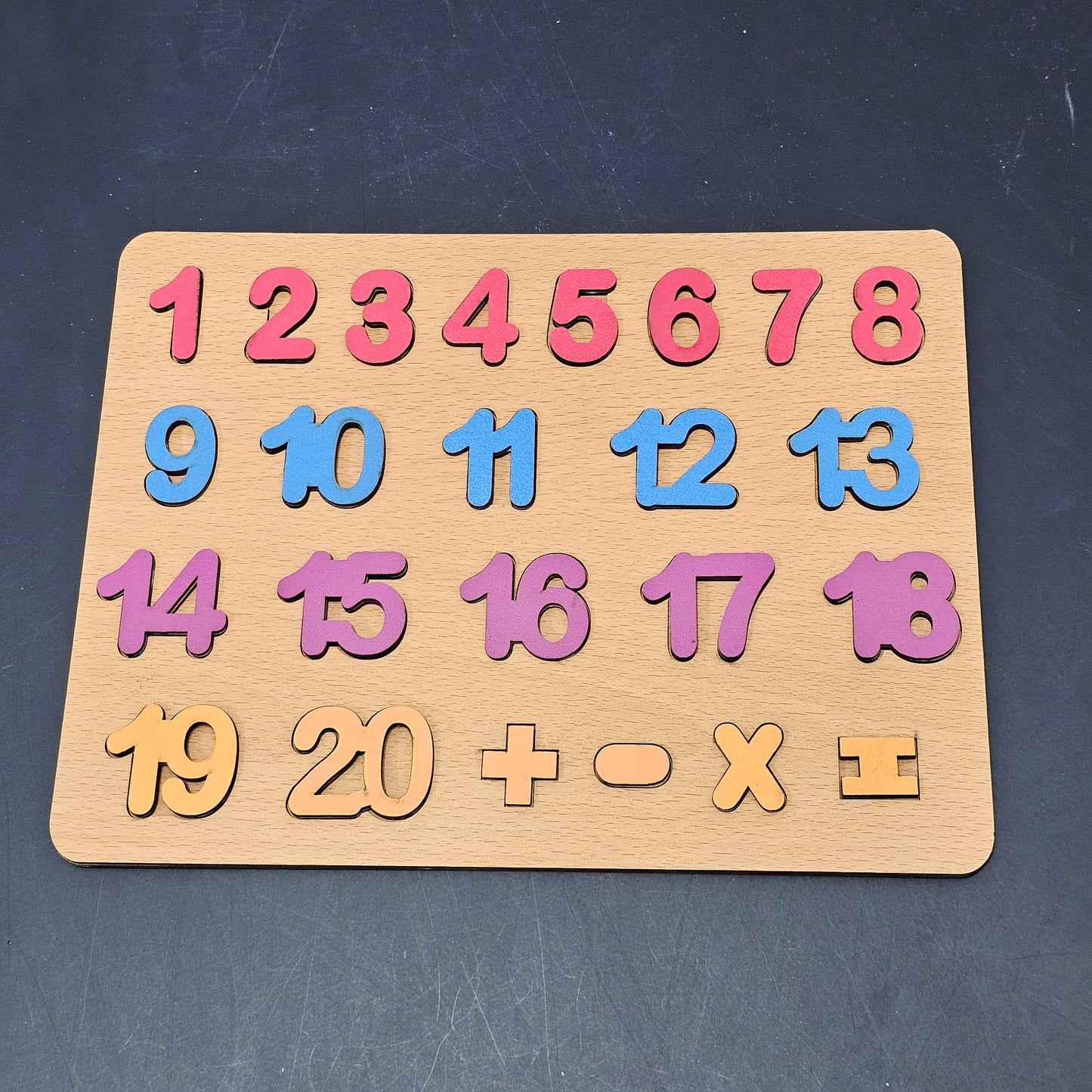 Wooden Counting Board – Montessori Math Learning Toy | Golu Baby