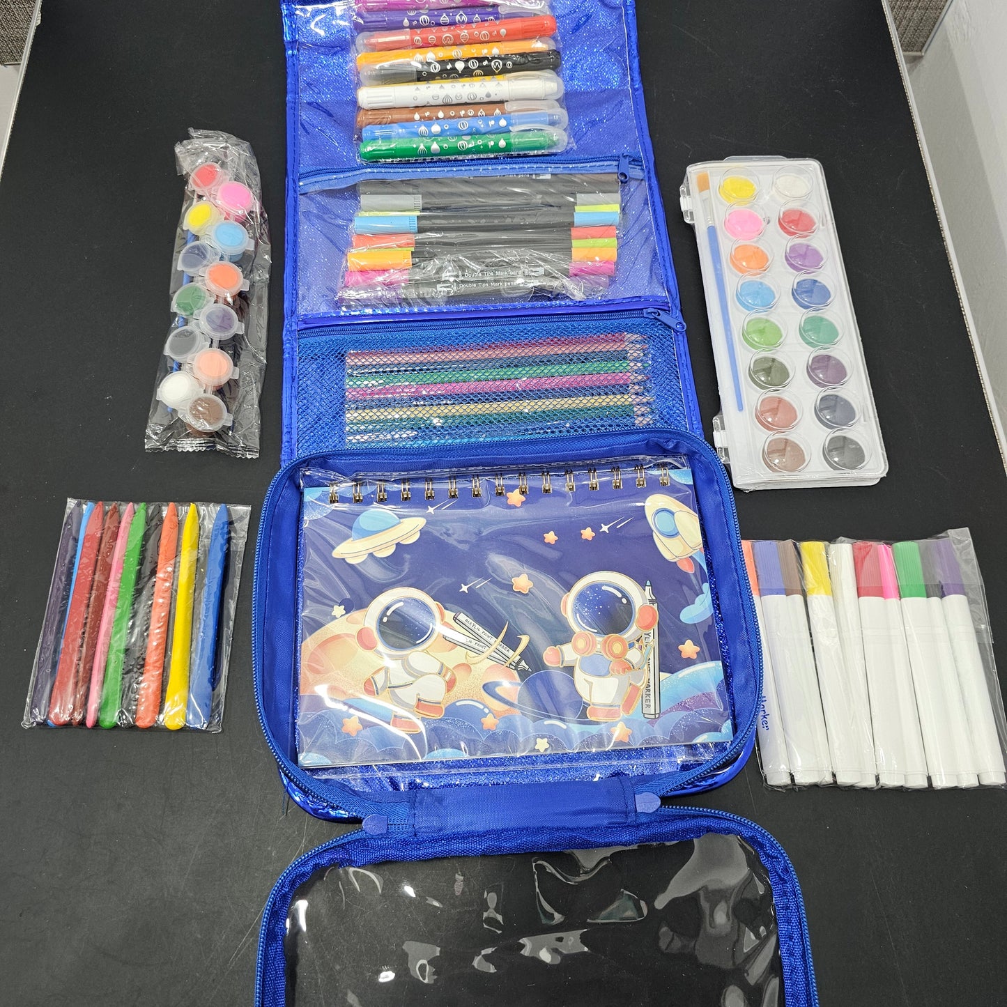 ✨ 125 Pcs Colour Kit Glitter Bag – Sparkle & Create Anywhere! | Golu Baby