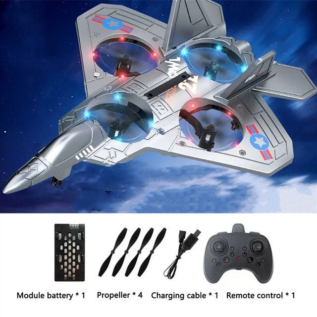 Fighter Drone Remote Control 2.4GHz – Crash Proof & Easy Flying |Golu Baby