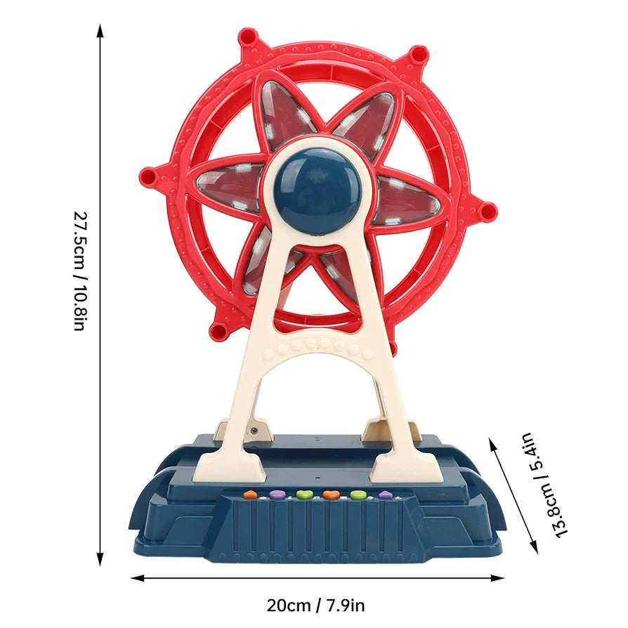 Giant Ferris Wheel – Amusement Park Playset with Music & Lights - Golu Baby