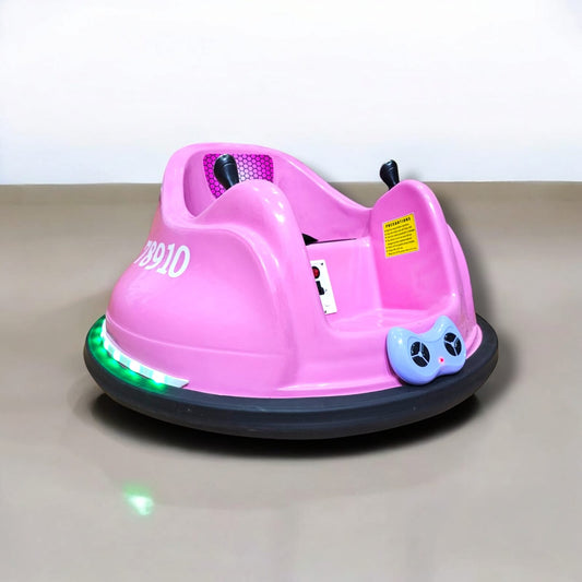 Kids Electric Bumper Car – 360° Spin, Music & LED Lights | Golu Baby