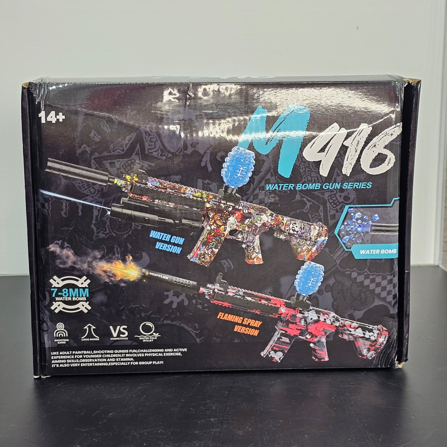 M416 Water Bomb Gun β Compatible with 7β8 mm Water Bombs | Golu Baby