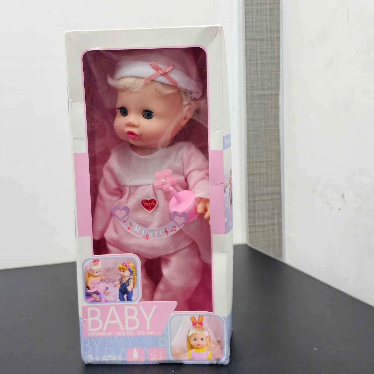 Baby Lovely Doll with Feeder & Music – Adorable Sound Doll | Golu Baby