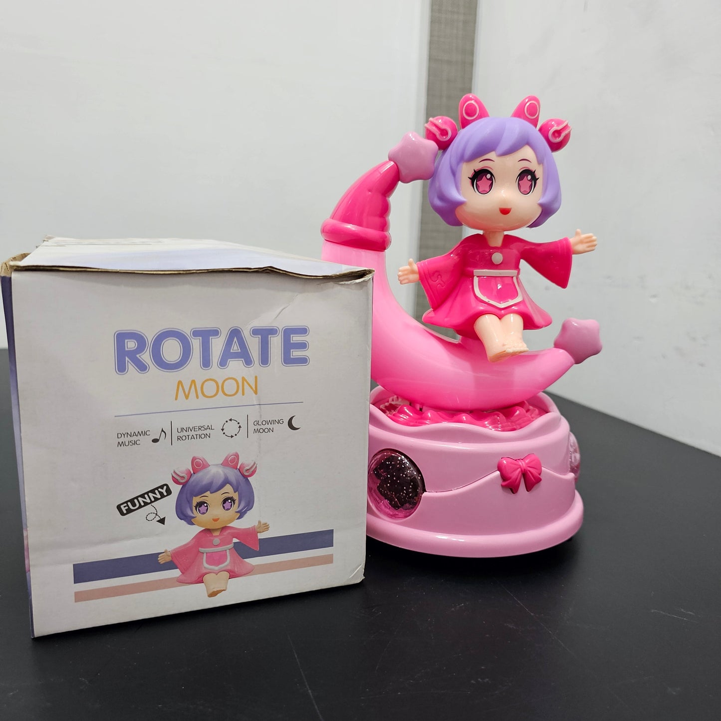 Moon Rotate Doll with Lighting & Music | Golu Baby