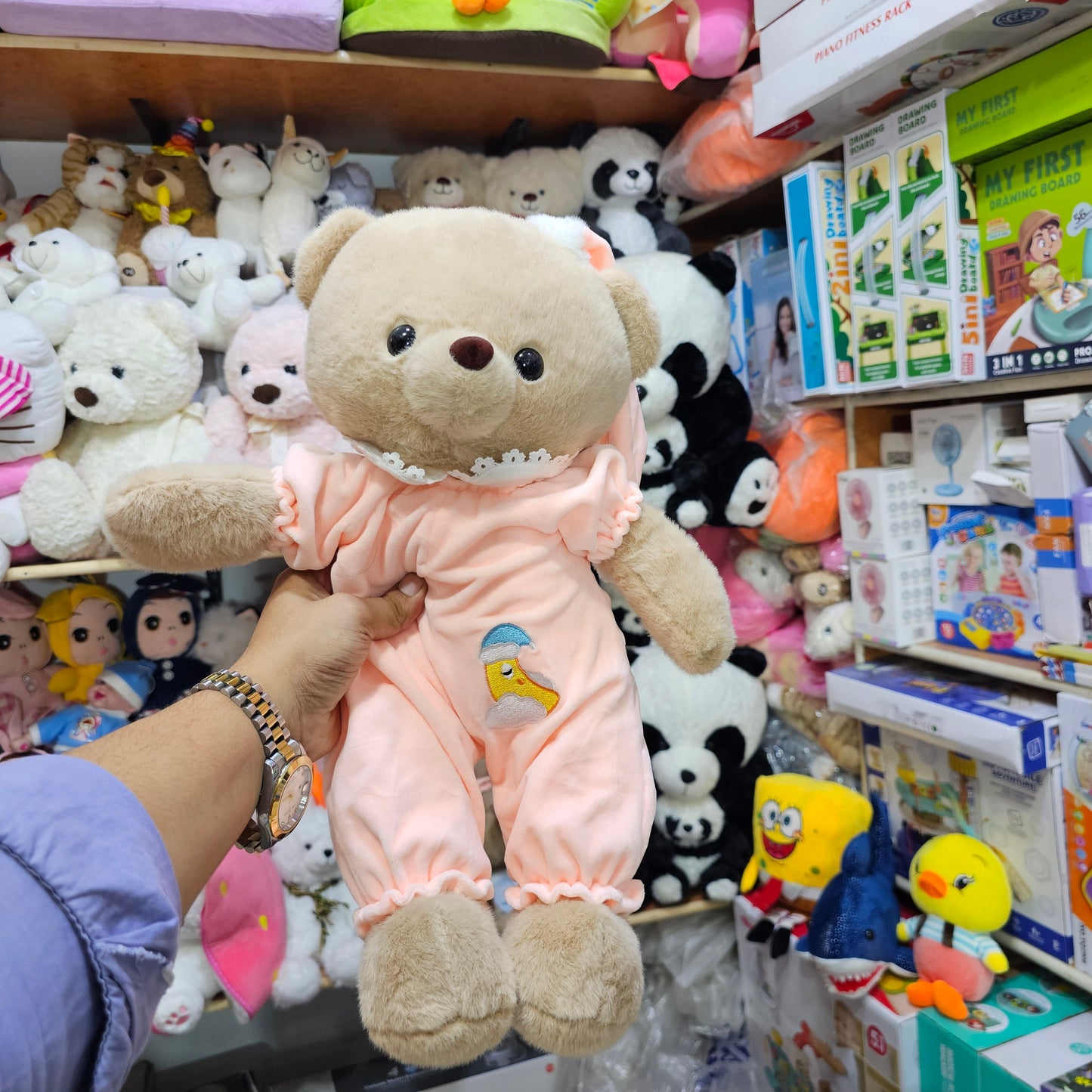 Good Night Bear – 50cm Soft Plush Toy | Golu Baby