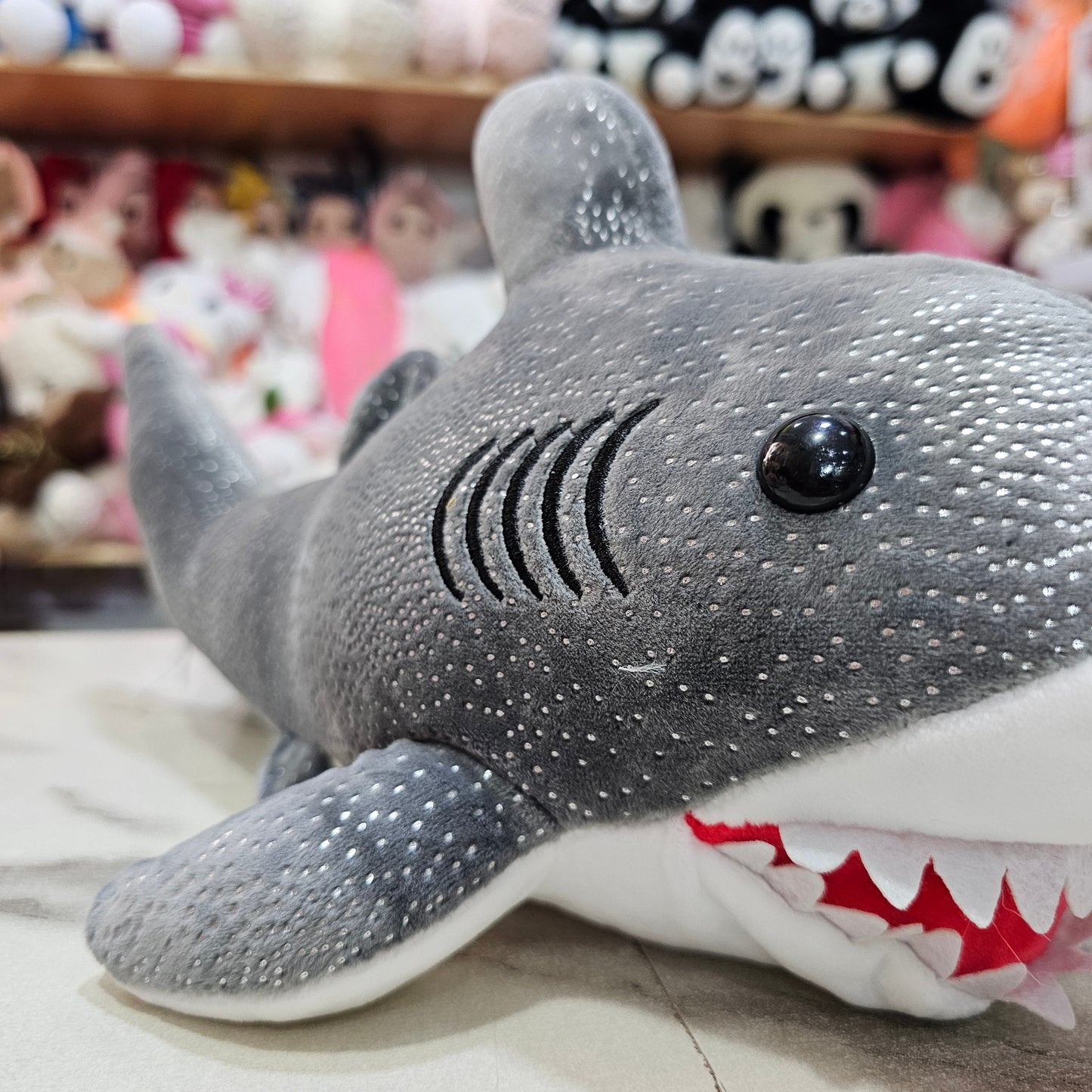 Baby Shark Plush Toy – Gray Colour 25cm | Golu Baby