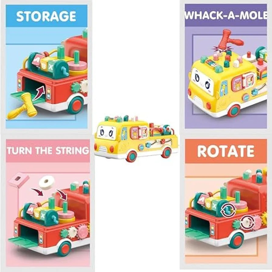 Educational Toy Car – Music, Shapes & Color Learning for Imagination & Creativity | Golu Baby