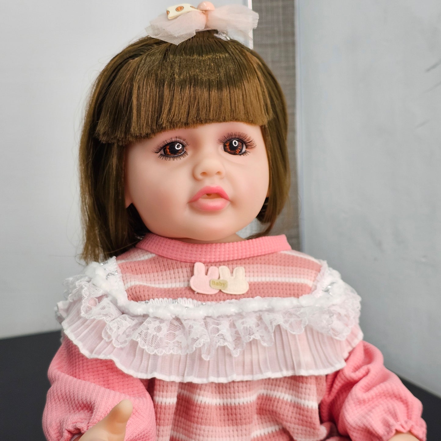 55cm Baby Silicone Doll – Lifelike Real Baby with Accessories | Golu Baby