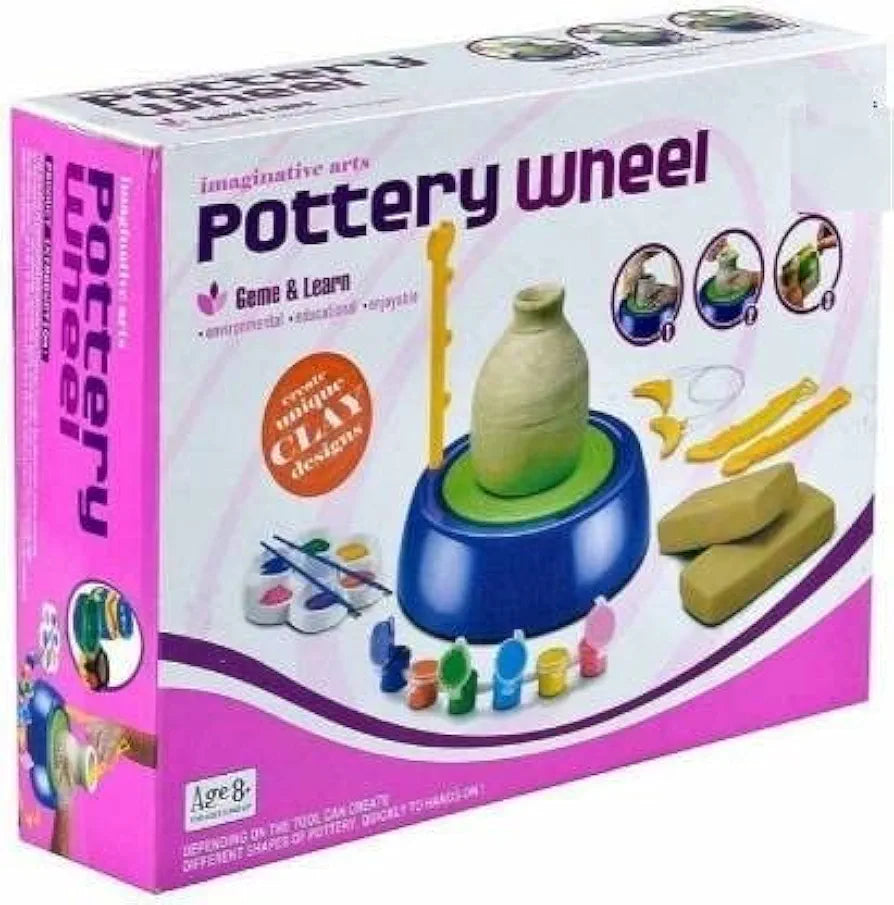 Pottery Wheel Game – Learn & Play with Creative Clay Fun - Golu Baby