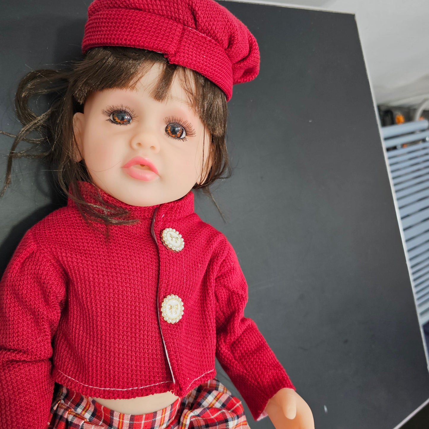 55cm Baby Silicone Doll – Lifelike Real Baby with Accessories | Golu Baby