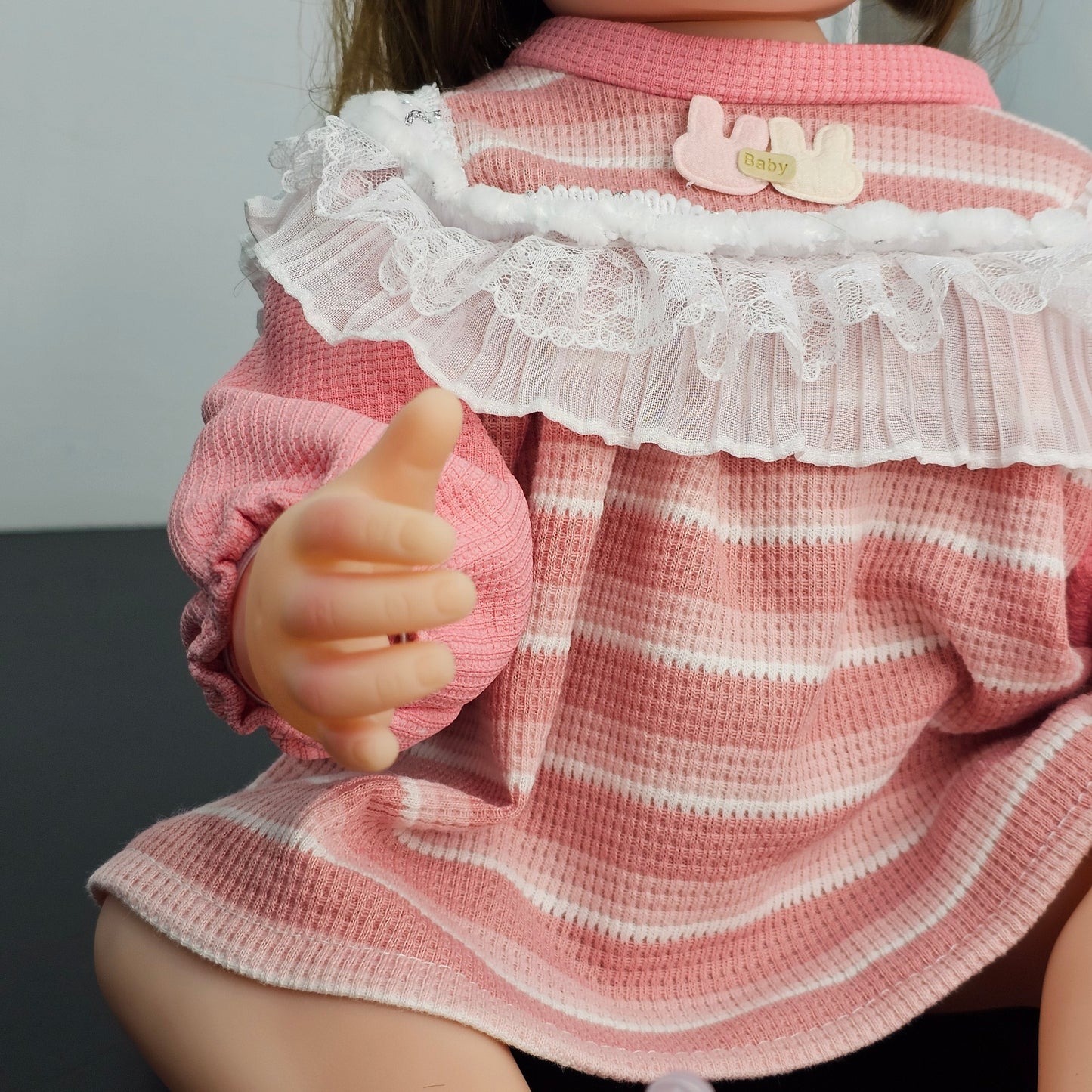 55cm Baby Silicone Doll – Lifelike Real Baby with Accessories | Golu Baby