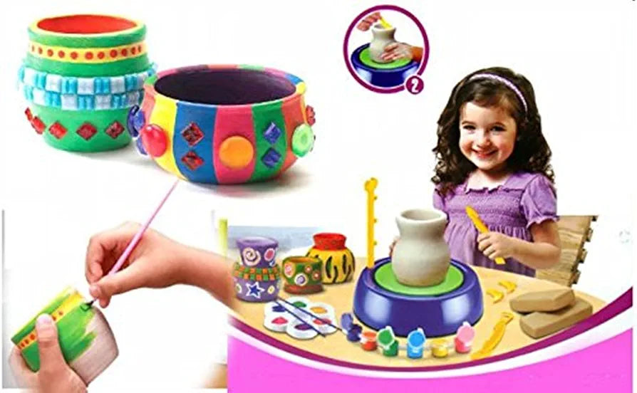 Pottery Wheel Game – Learn & Play with Creative Clay Fun - Golu Baby