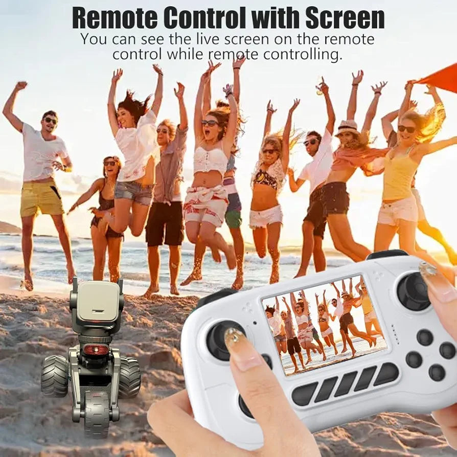 Stunt Car with Voice Control, Photo & Video Function – Dual Mode 360° Rotating Car with Lights & Big Tires | Golu Baby