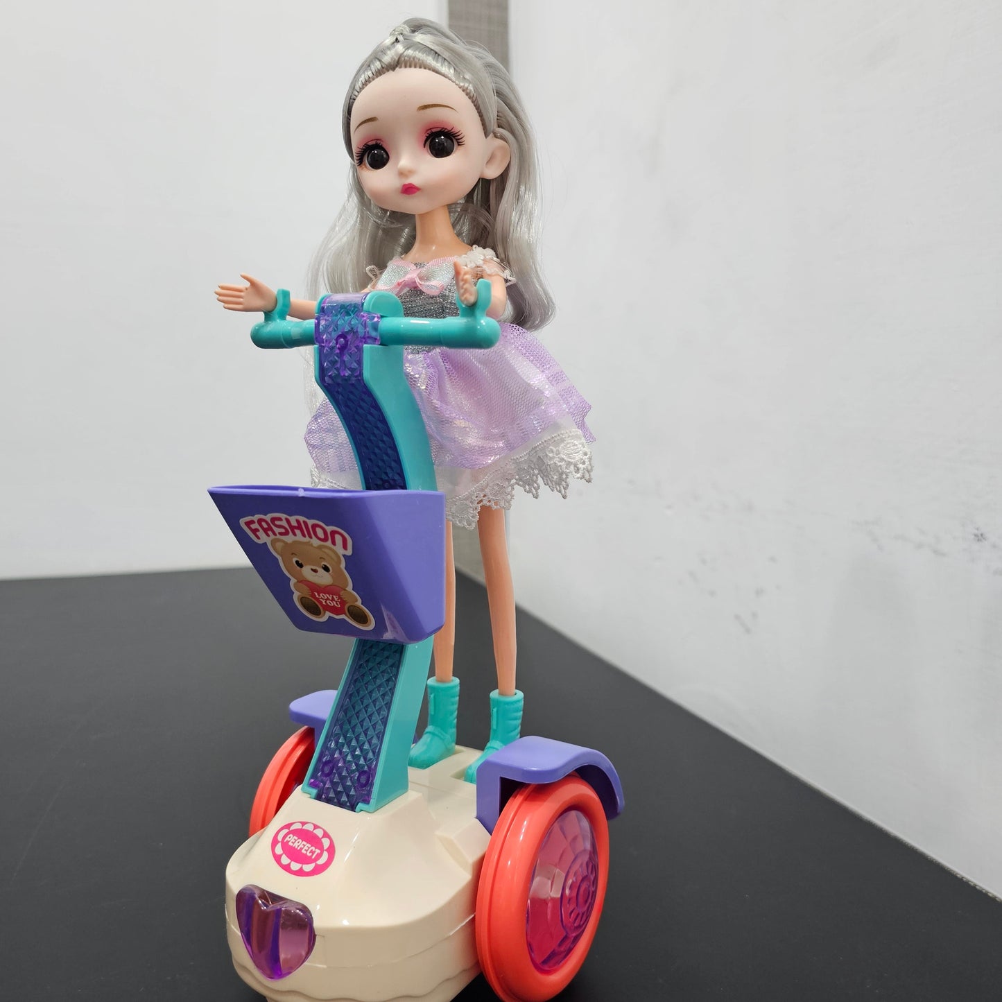 Balance Car Mini Electric Car Series Doll with Lighting & Music | Golu Baby