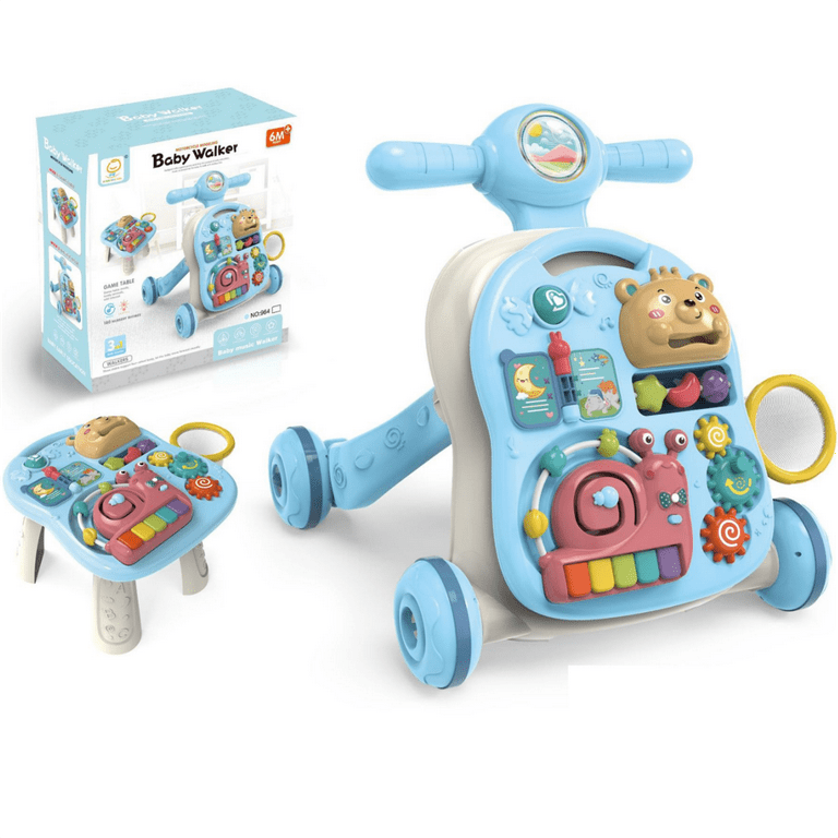 2-in-1 Baby Activity Walker with Music & Lights | Golu baby