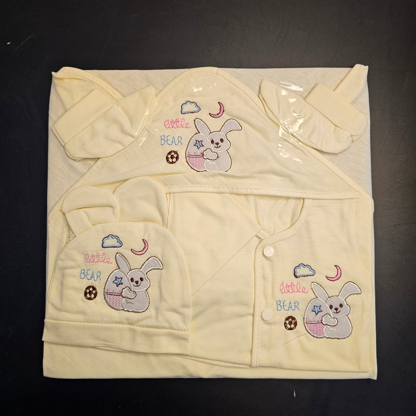 Little Bear Baby Dress Set – Newborn Baby Clothes | Golu Baby