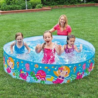 Intex Ocean Snapset Play Pool for Kids – 4′ x 10″ (122cm x 25cm) | Golu Baby