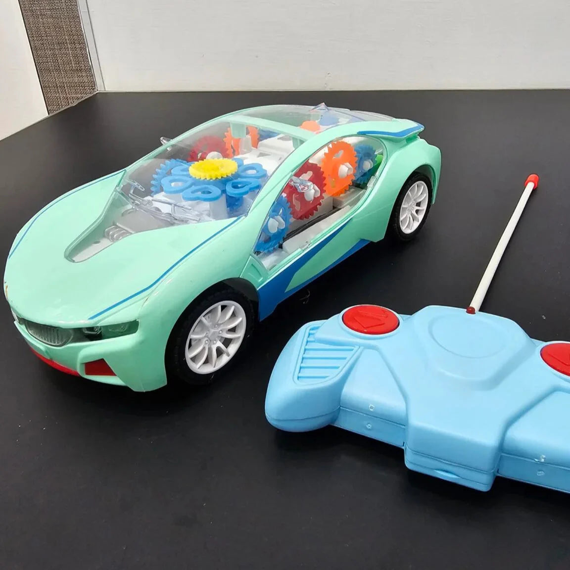 Gear Sport Car – Remote Control with Lights & Moving Gears | Golu Baby