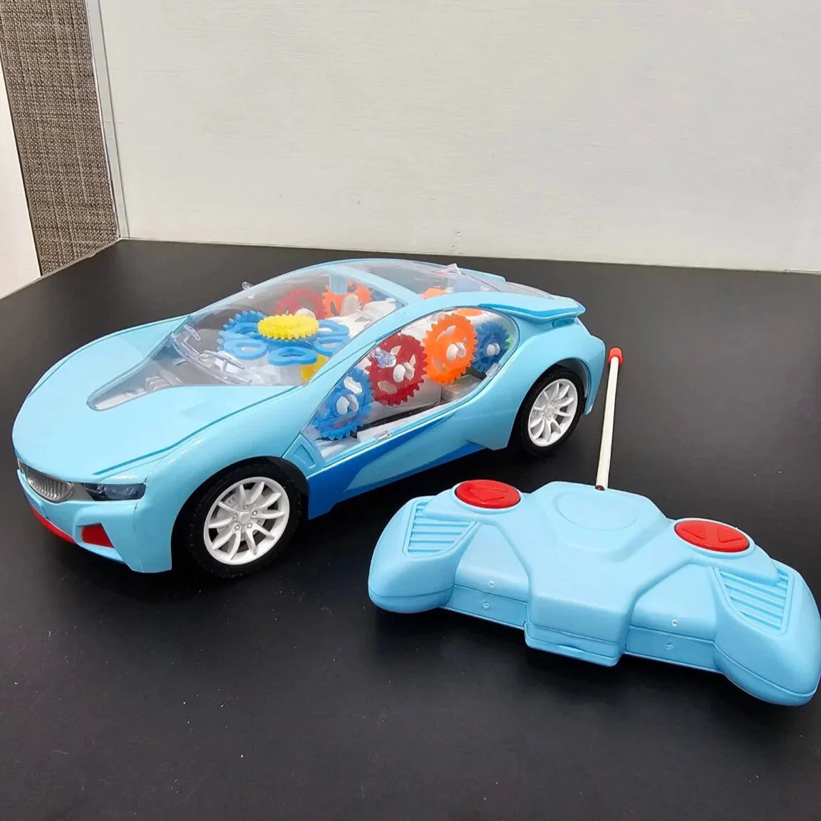 Gear Sport Car – Remote Control with Lights & Moving Gears | Golu Baby
