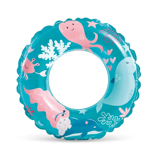 Intex Transparent Swim Ring 24” – Kids Swimming Tube (6–10 Years) #59242