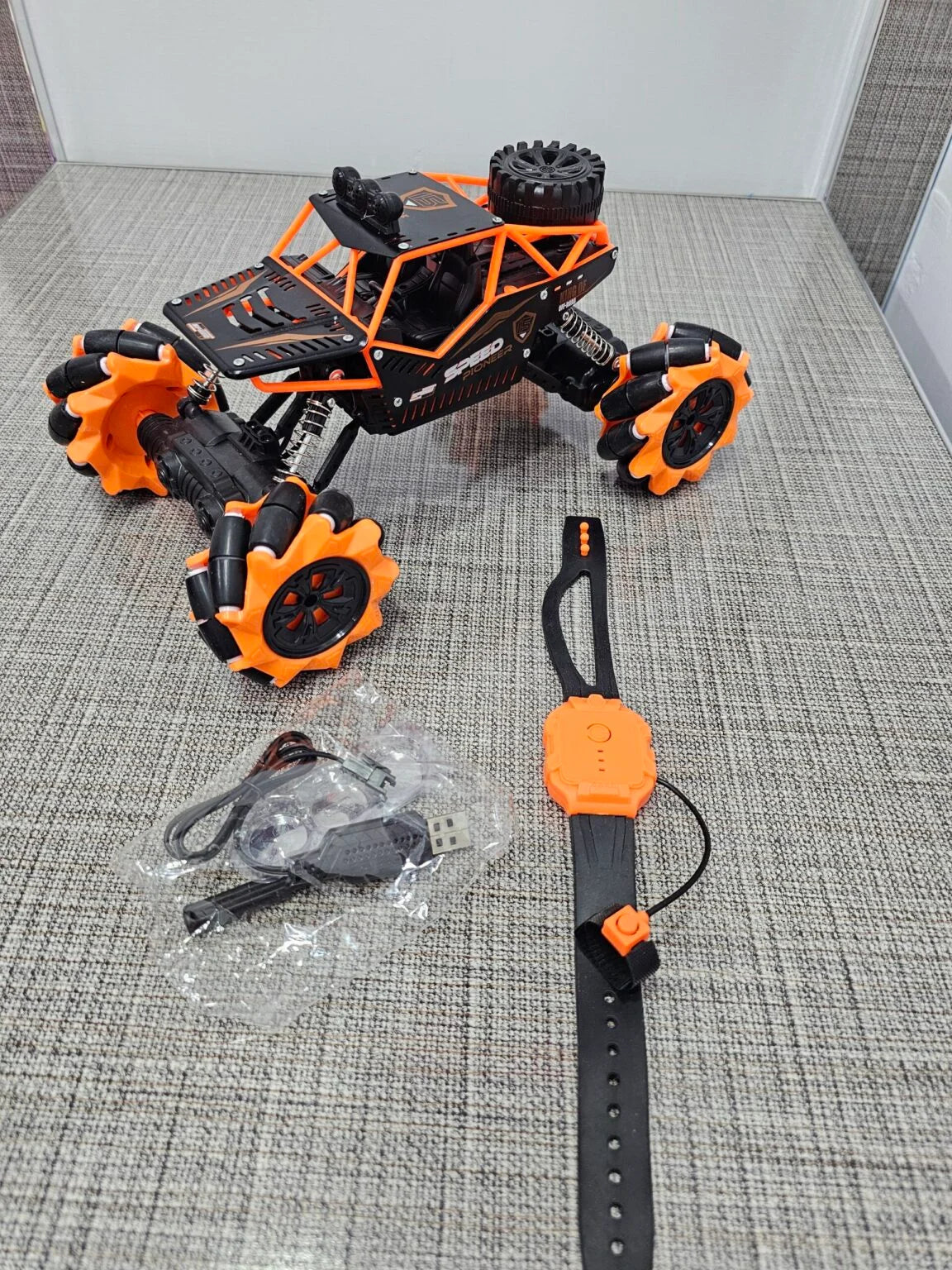 Speed Pioneer 360° Rotation Stunt Monster Truck – For Kids & Adults | Golu Baby